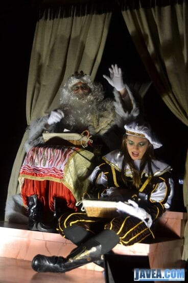 El Rey Melchor en la cabalgata de Jávea