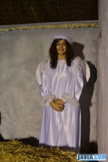 El ángel del pesebre en la cabalgata de los Reyes Magos de Oriente