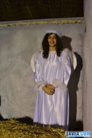 El ángel del pesebre en la cabalgata de los Reyes Magos de Oriente