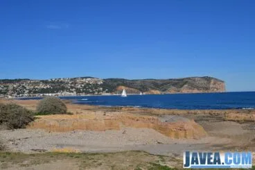 Final de la Playa del Primer Muntanyar de Jávea