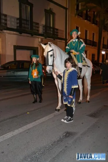 La pregonera de la llegada de los Tres Reyes Magos a Xàbia