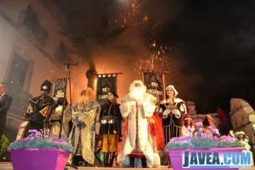 Llegada de los Tres Reyes Magos de Oriente al pueblo de Jávea