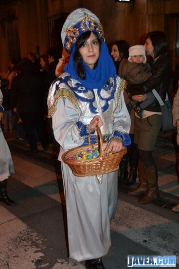 Paje del Rey Melchor en la cabalgata de Jávea