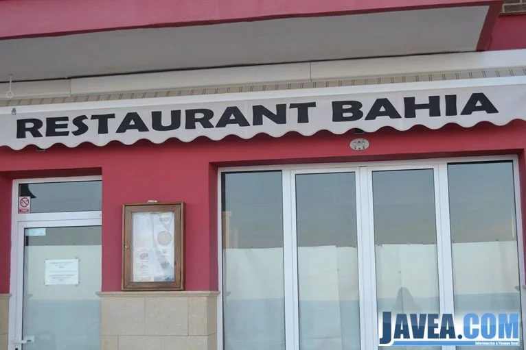 Restaurante Bahía en Jávea en la primera línea de la Playa La Grava