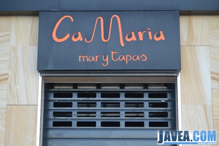 Restaurante Ca María en Jávea en primera línea de la Playa La Grava