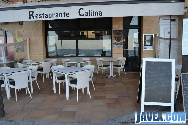 Restaurante Calima en Jávea a primera línea de la Playa La Grava