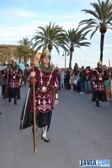 Romanos en la cabalgata de los Reyes Magos del puerto de Jávea