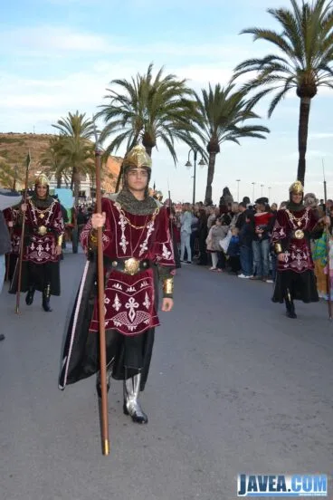 Romanos en la cabalgata de los Reyes Magos del puerto de Jávea