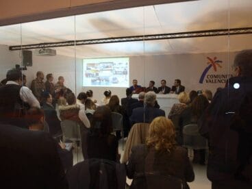 Rueda de prensa de la presentación de las redes sociales de Jávea