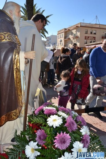 Todo tipo de mascotas se reunieron en el Paseo Marítimo de Jávea para celebrar el día de San Antonio