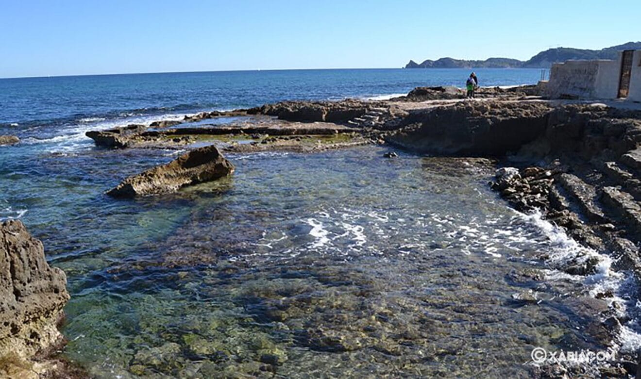 Cala del Ministre en Xàbia