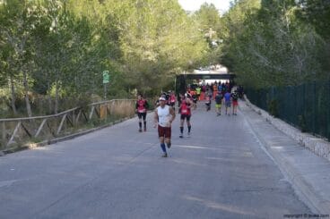 Calentando antes de la salida desde Pinosol