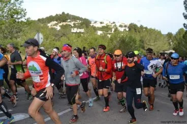 Corredores después de la salida