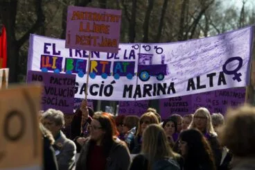 El tren de la llibertad de la Marina Alta en Madrid