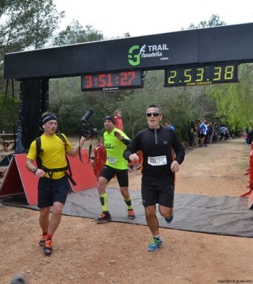 Equipo de RTVE participantes tamibién de la carrera