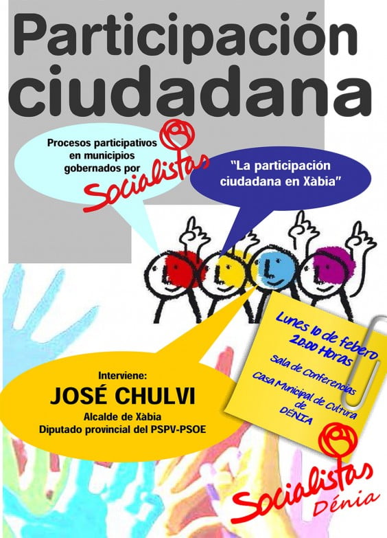 José Chulvi impartirá una charla en la Casa de Cultura de Dénia