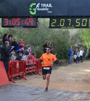 La meta estaba situada en el parque Pinosol de Jávea