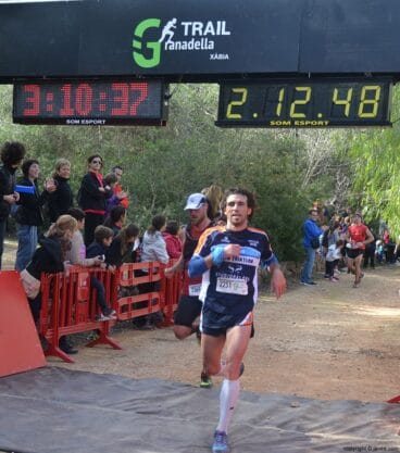 Llegada a la línea de meta