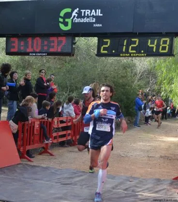 Llegada a la línea de meta