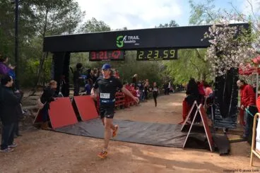 Llegada a la meta de uno de los participantes