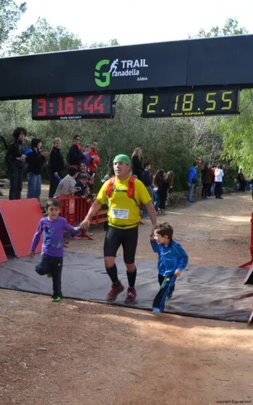 Los más pequeños participaron en el momento más emocionante de la carrera