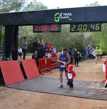 Los más pequeños también fueron protagonistas en la línea de meta