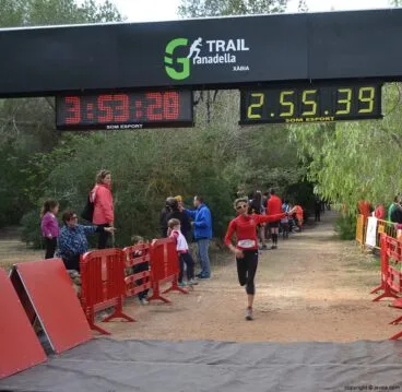 Meta de la Granadella Trail 2014 Jávea