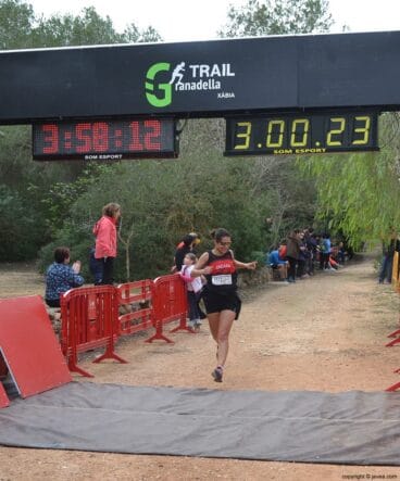 Meta de la Granadella Trail 2014 Xàbia