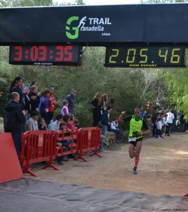 Momento de llegada a la meta