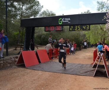 Participante en la meta