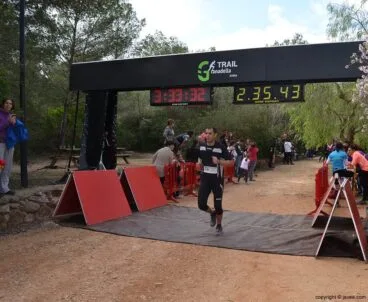 Participante en la meta