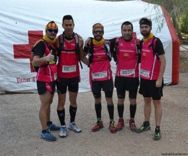 Participantes de la Granadella Trail del Club de Atletismo Bernia