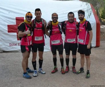 Participantes de la Granadella Trail del Club de Atletismo Bernia