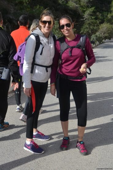 Participantes en la Playa de la Granadella de Jávea