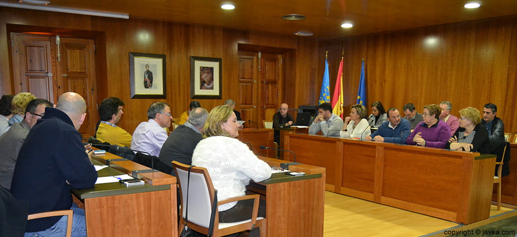 Pleno extraordinario de febrero en el Ayuntamiento de Jávea