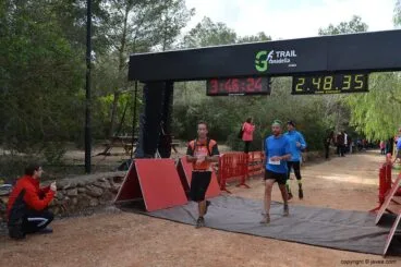Punto de llegada en el Parque Pinosol de Jávea