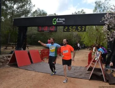 Punto de meta de la Granadella Trail de Jávea