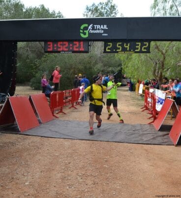 Reporteros de RTVE participantes también de la carrera