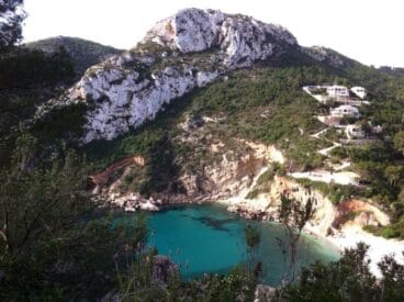 Ruta de los caminantes en la Granadella Trail 2014