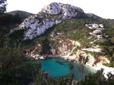 Ruta de los caminantes en la Granadella Trail 2014