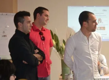 Algunos de los alumnos que dieron sus testimonios sobre el curso de fomento de empleo en hostelería y turismo