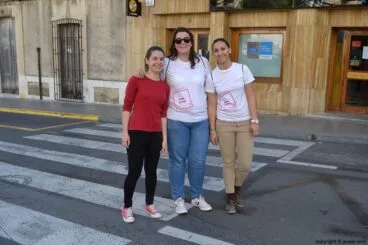 Amigas participando en la VI Cursa de la Dona de Xàbia