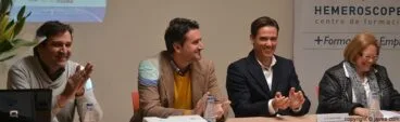 Antonio Miragall, Juan Luís Cardona, Óscar Antón y Ana Catalá