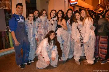 El pasacalle de carnaval comenzó en la placeta del convent de Jávea