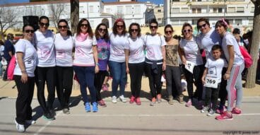 Grupo de amigas después de la cursa de la dona de xàbia