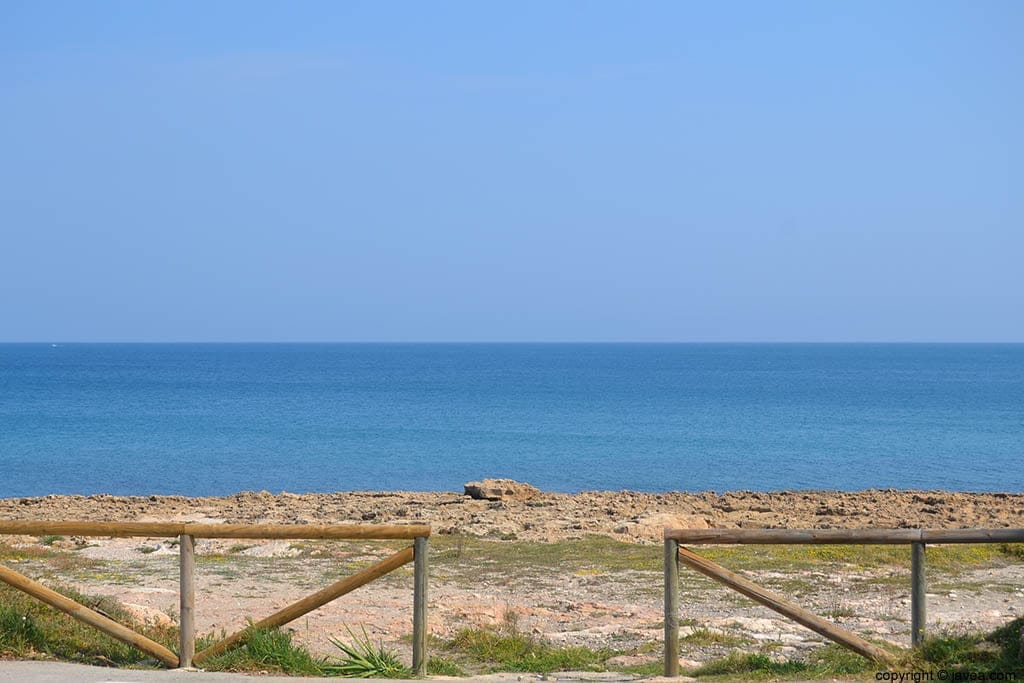 La playa del segón muntanyar o Segundo Montañar de Jávea