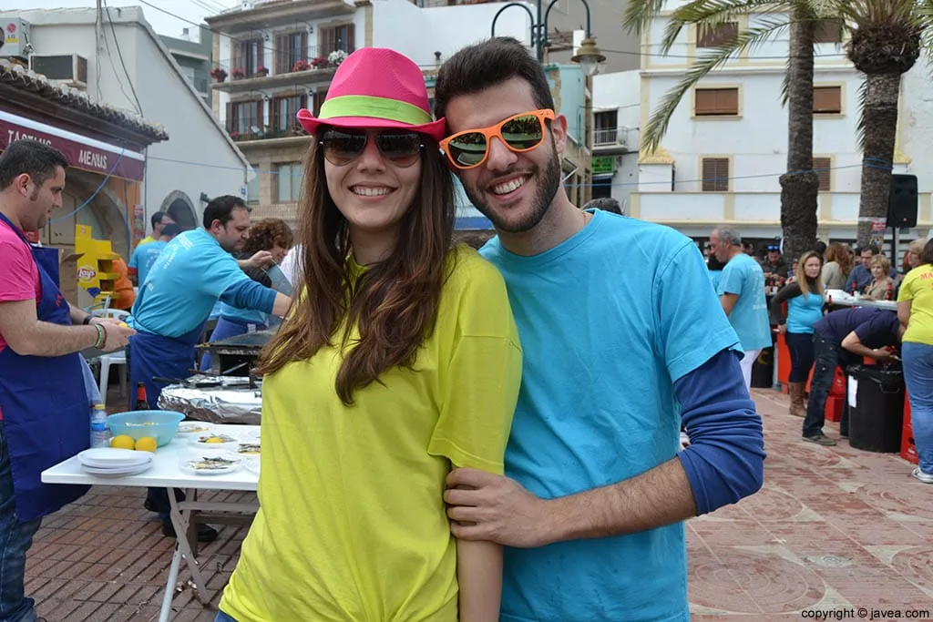 Miembros de la Comisión de fiestas mare de déu de Loreto en el mig any