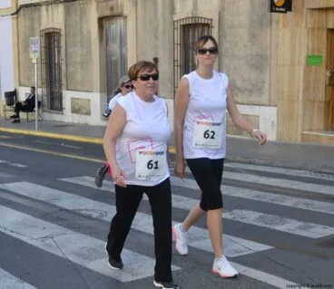 Participantes en la Cursa de la Dona contra el cáncer de Xàbia