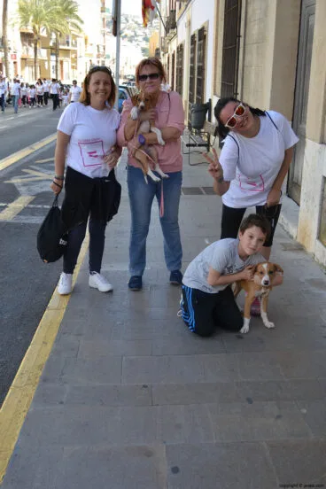 Participantes en la Cursa de la Dona de Xàbia