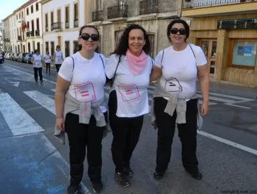 Participantes en la Cursa de la Dona de Xàbia contra el Cáncer